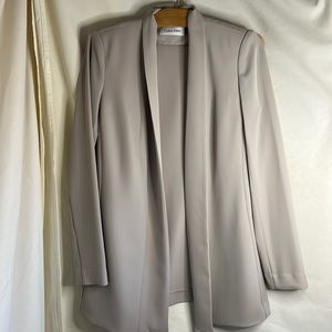 EUC Calvin Klein Size XS light gray blazer